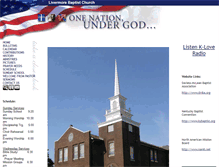 Tablet Screenshot of livermorebaptistchurch.com